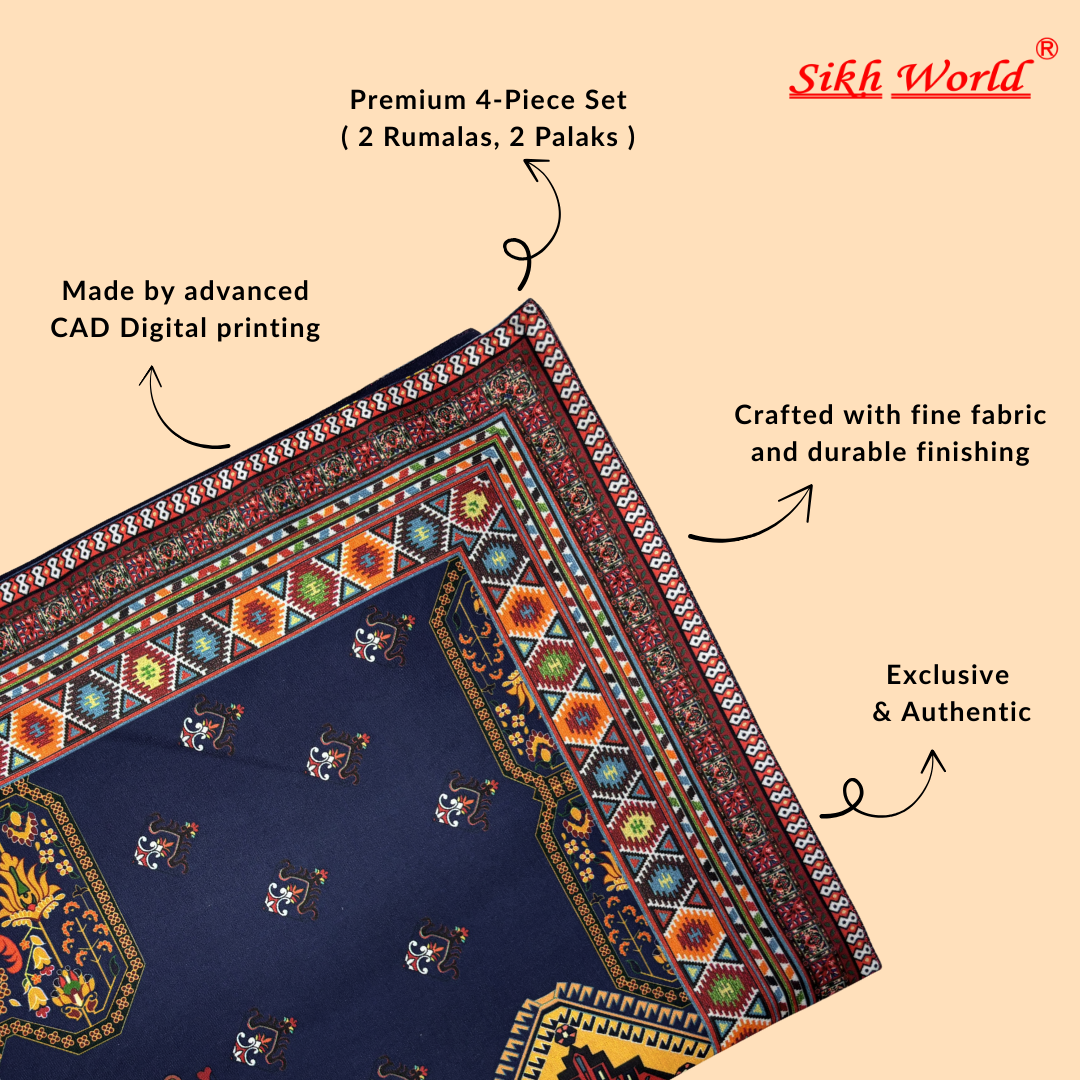 Buy Rumala Sahib Online | Banarsi Silk & Designer Rumala Sets | Sikh World