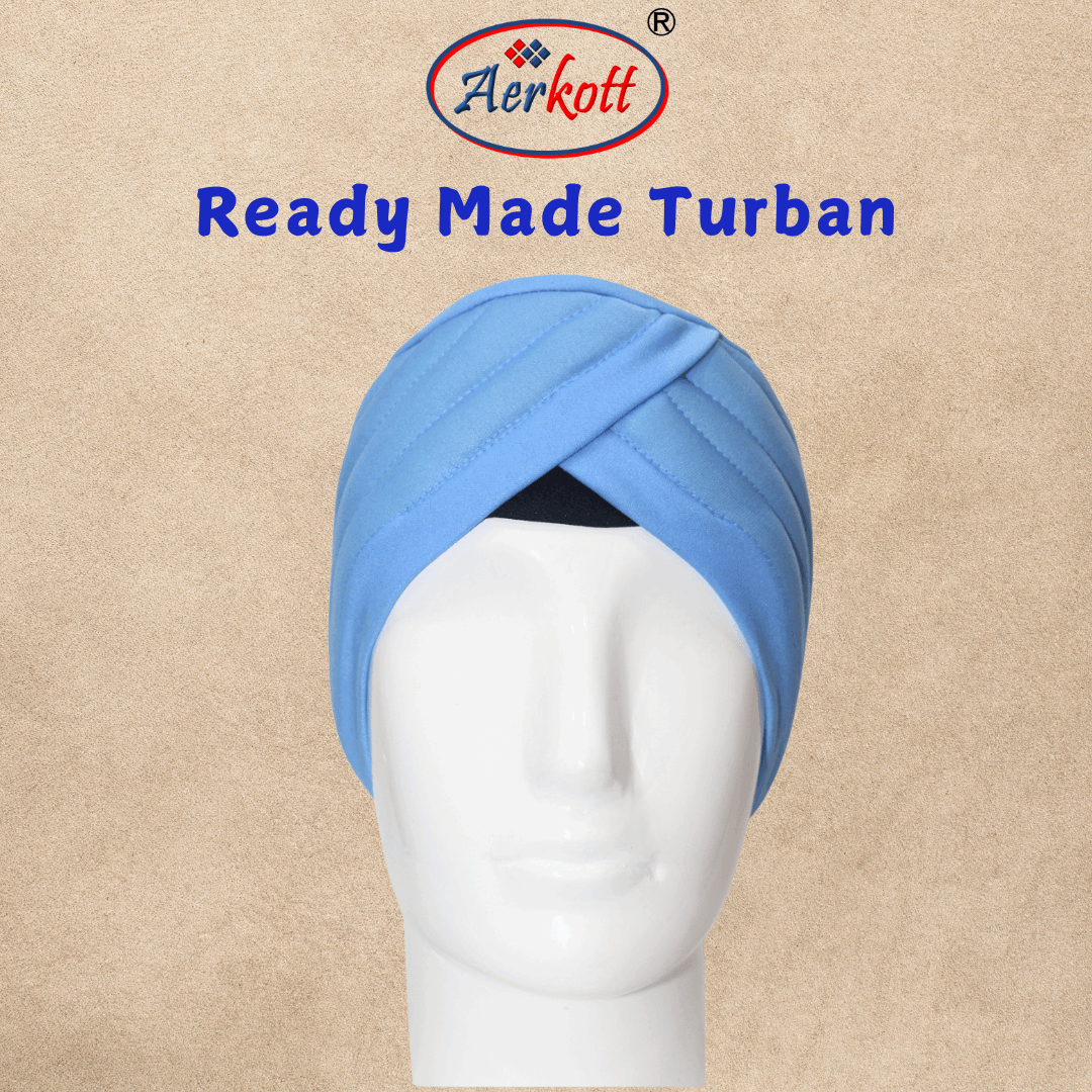 Aerkott ReadyMade Turban Sky Blue