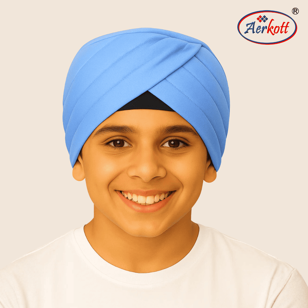 Aerkott ReadyMade Turban Sky Blue
