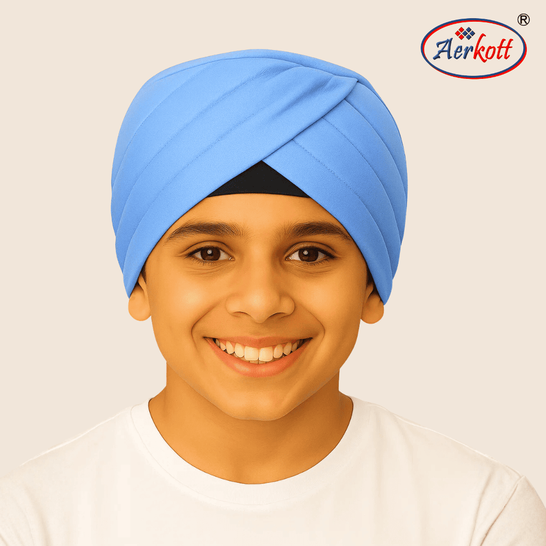 Aerkott ReadyMade Turban Sky Blue