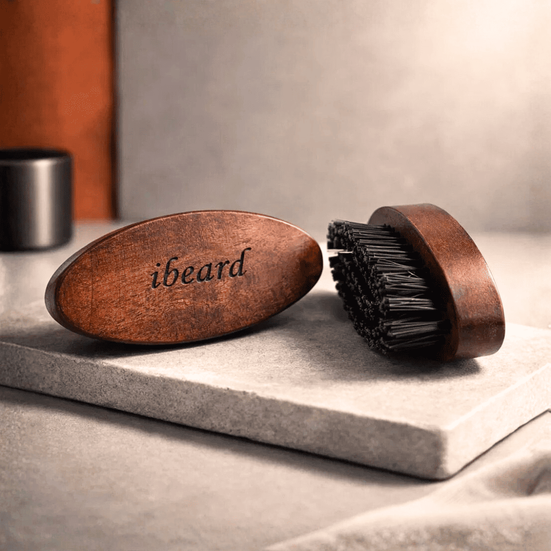 ibeard OVALO Nylon Bristles Beard Brush