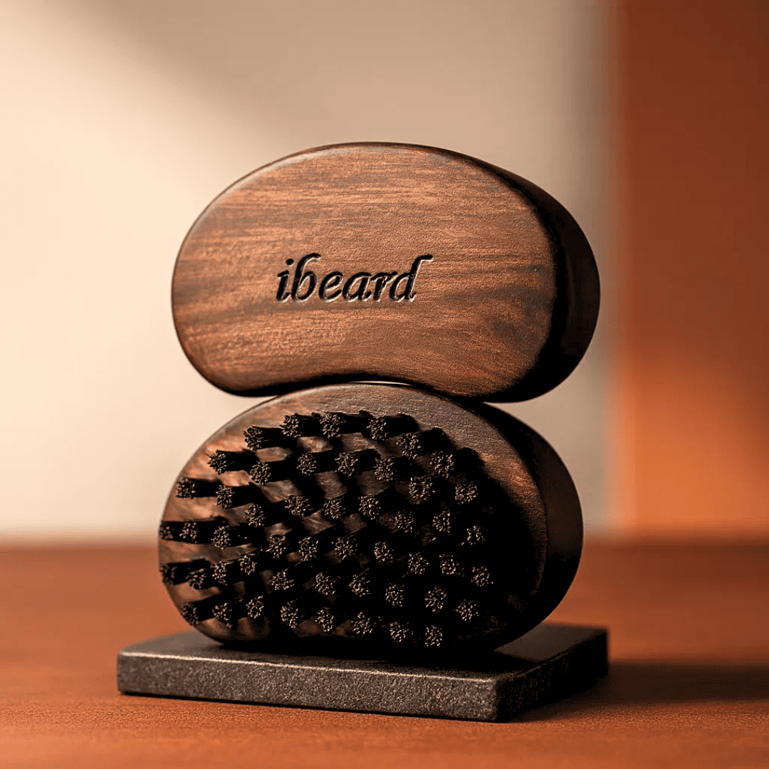 ibeard Beard Brush With Nylon Bristles (Travel Size)
