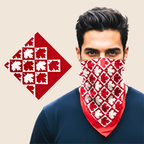maple red canada flag bandana headwrap