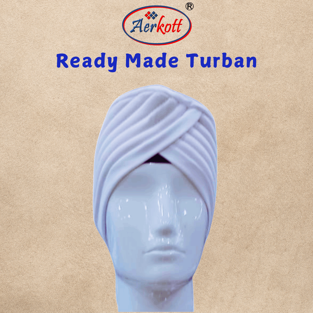 Aerkott ReadyMade Turban White