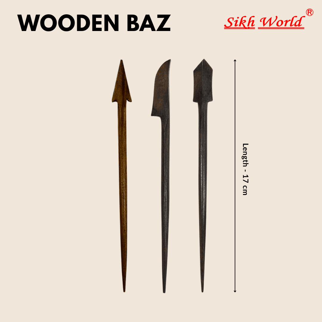 Premium Wooden Baz/Salai (Pack of 6)