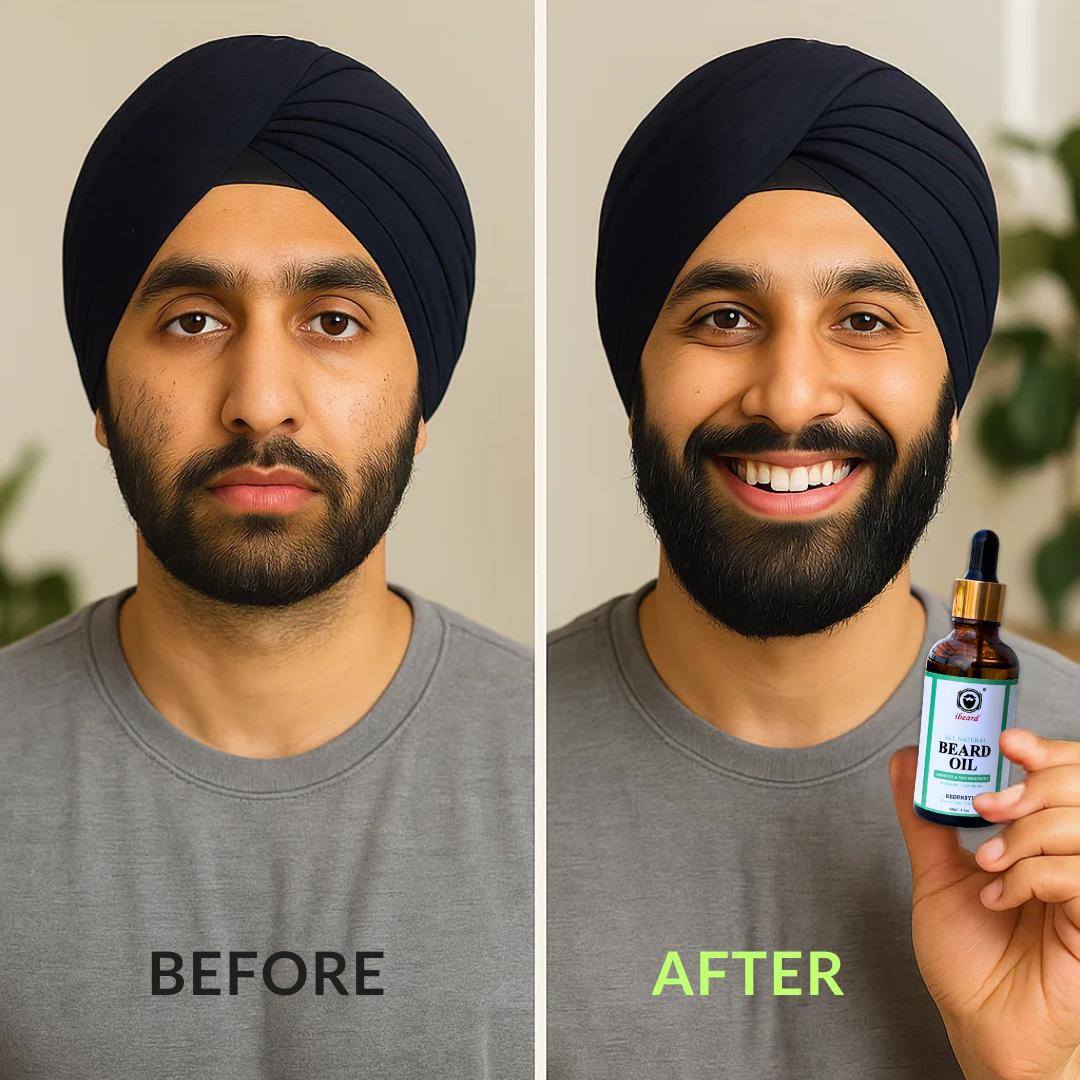 ibeard beard oil review before vs after