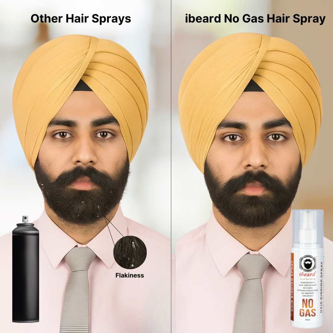 best beard hair spray for sikhs except swift and taft