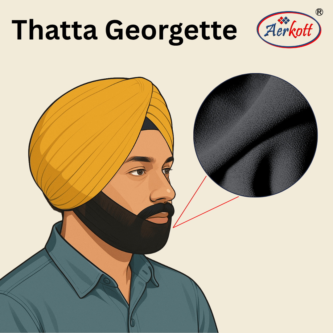 georgette thatha for beard