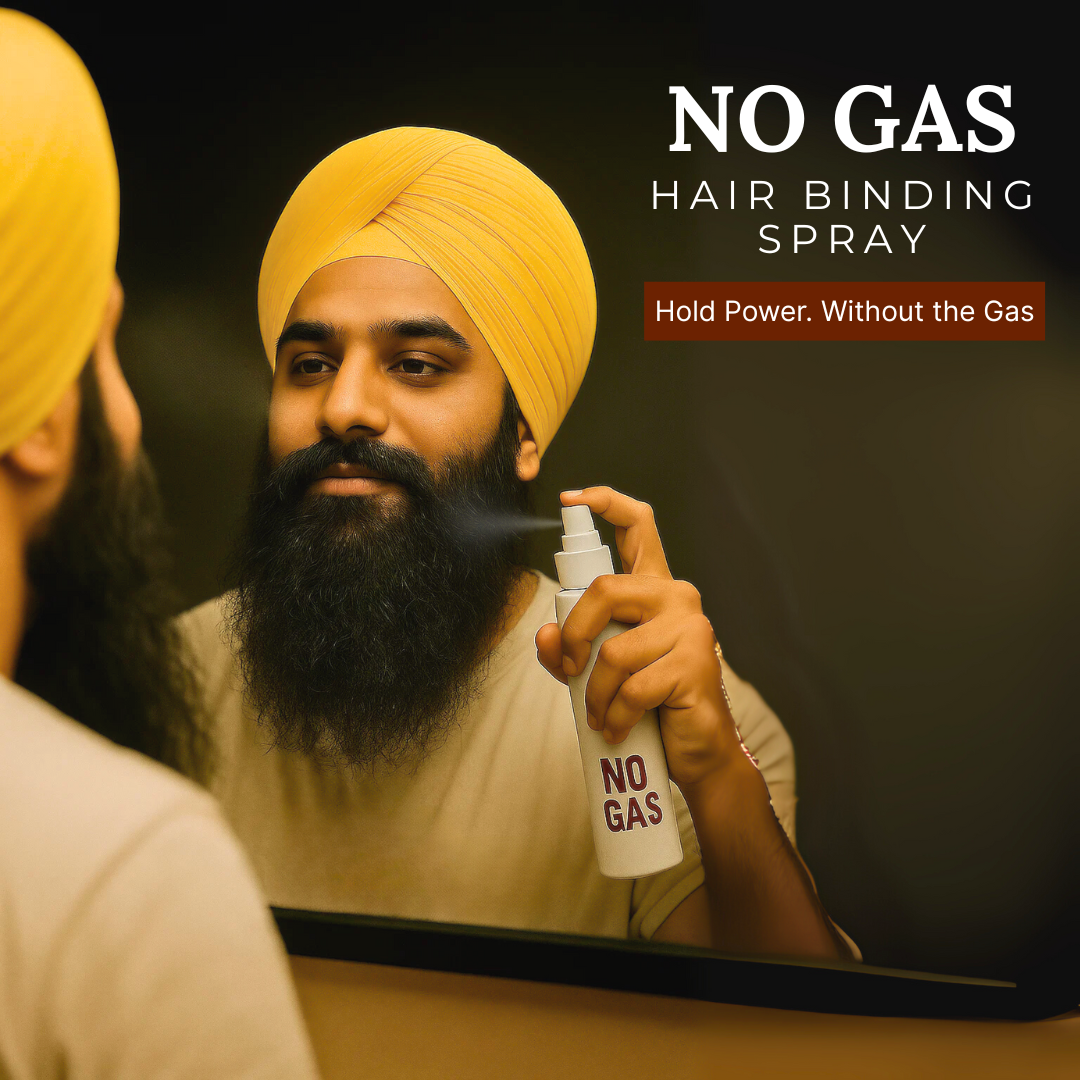 iBeard strong hold hair spray for men, 24 hour hold