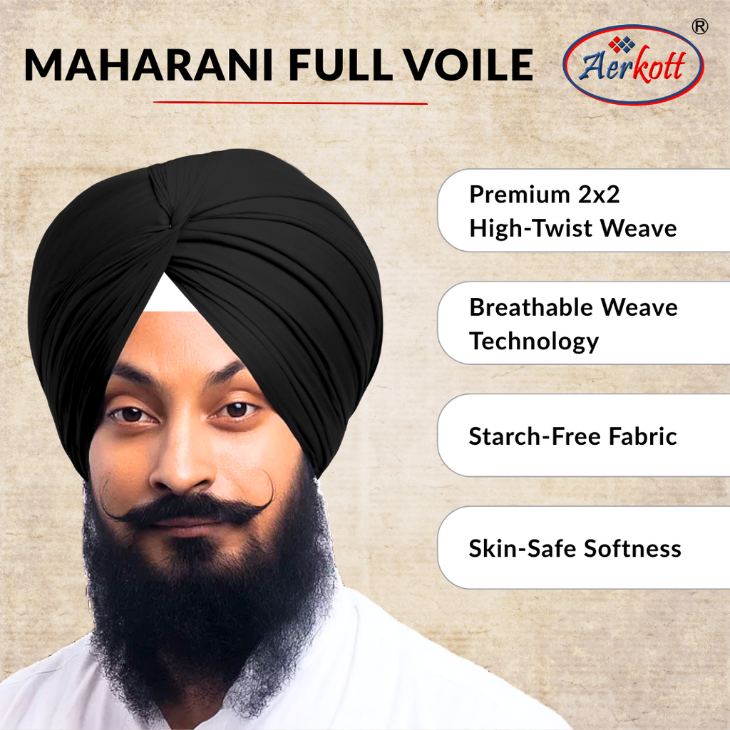 maharani full voile best turban pagg cloth for sikhs