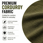 premium corduroy bandana for men for all head sizes 