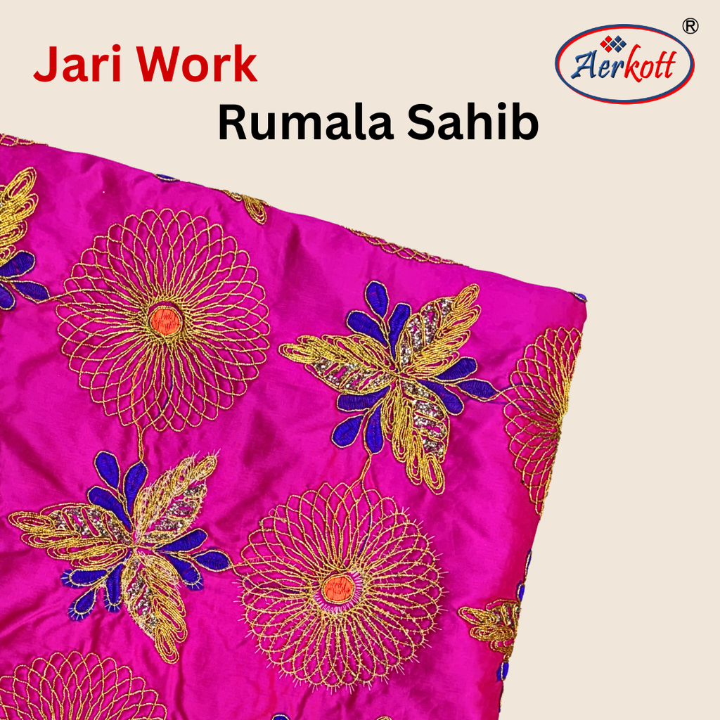 zari embroidered rumala sahib