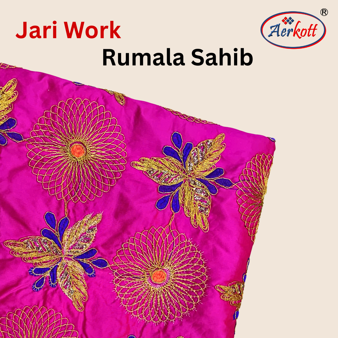 zari embroidered rumala sahib