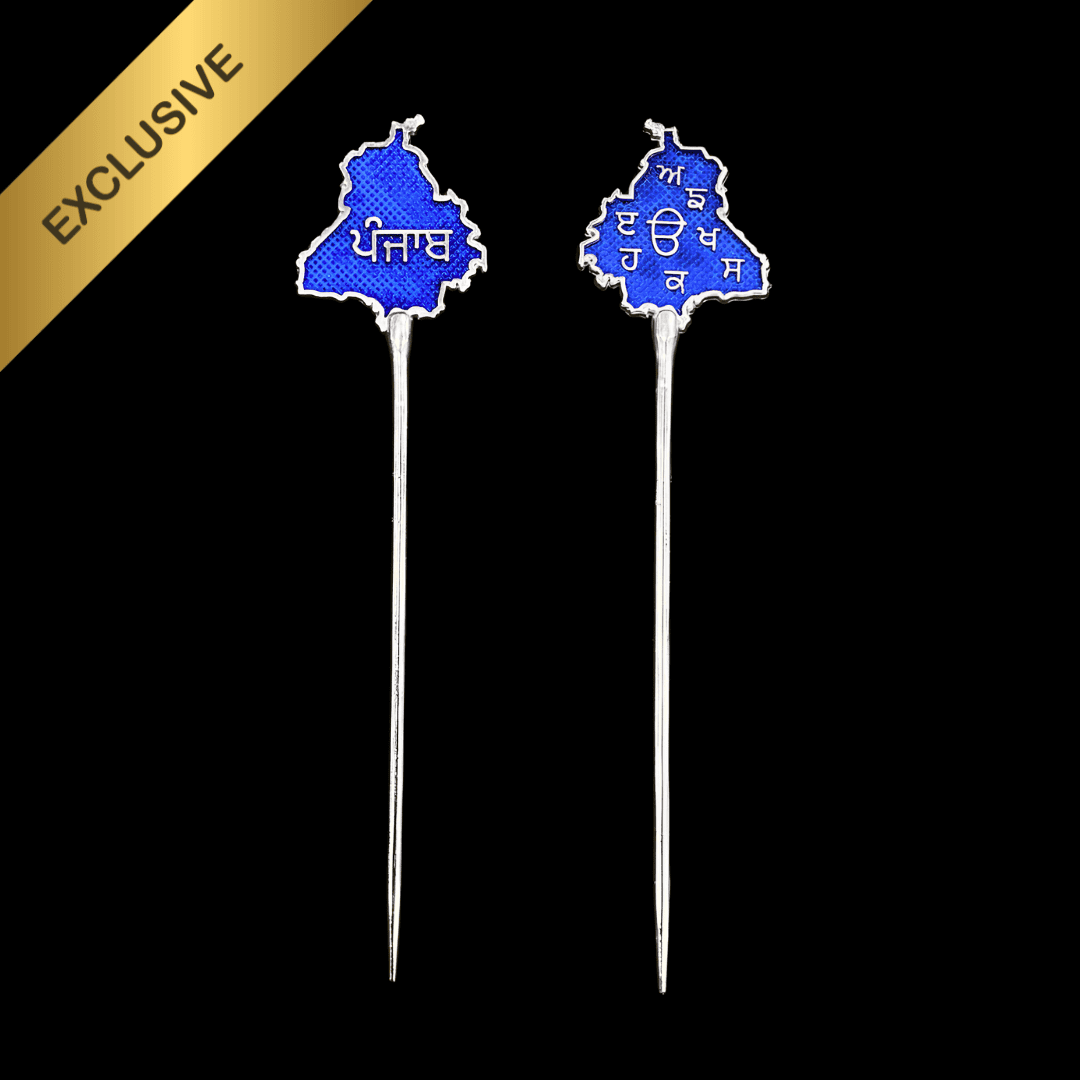 punjab heritage salai baz blue gifting option for sikh men