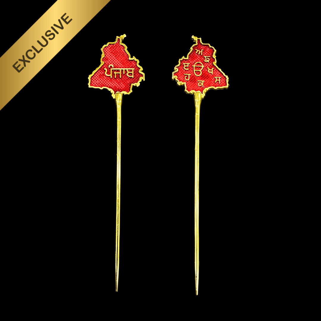 punjab heritage salai baz red golden perfect gifting option for sikh men