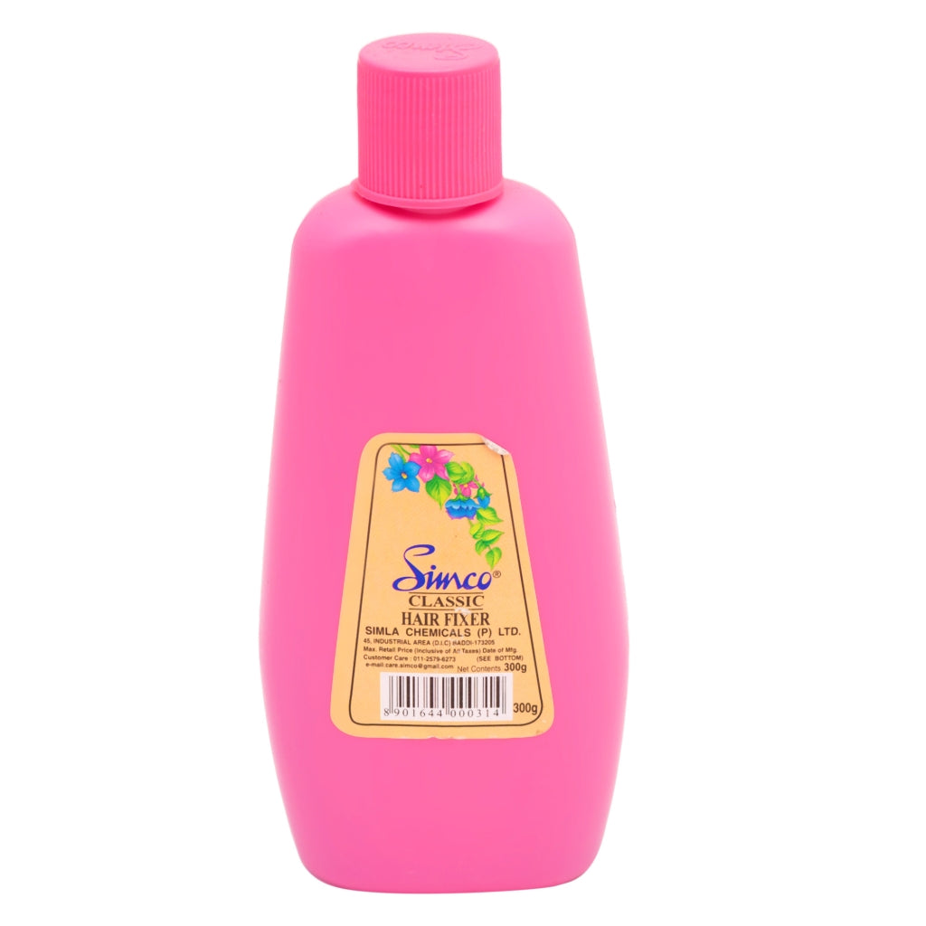 simco classic hair fixer 300 gms pink bottle