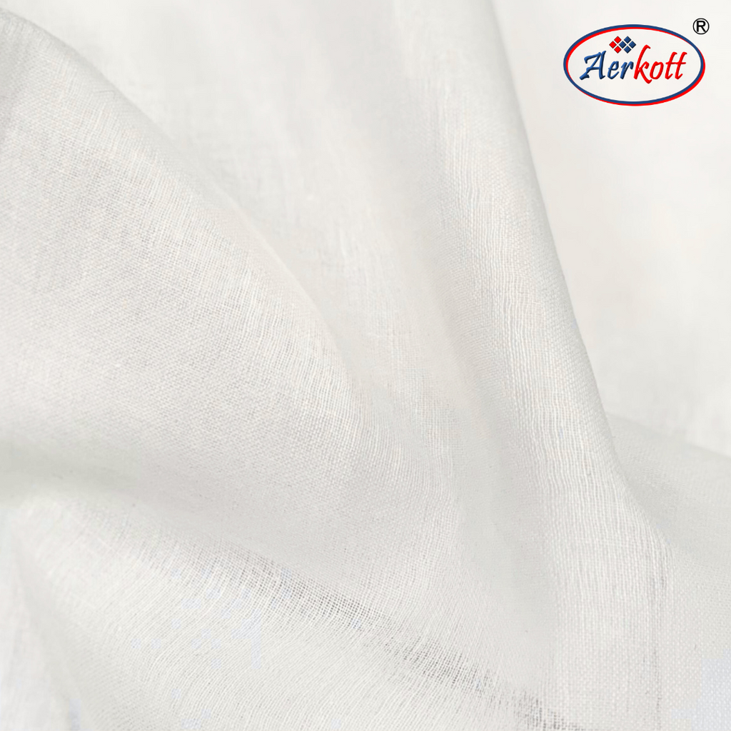 white f74 mulmull turban fabric cloth